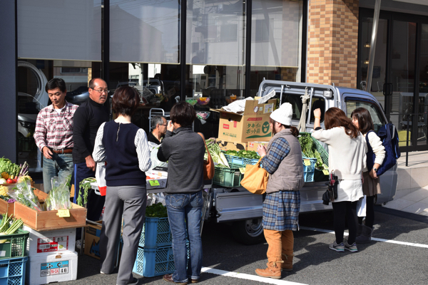 広島宇品美容室PROSOL産直朝市24Dec 23 2015