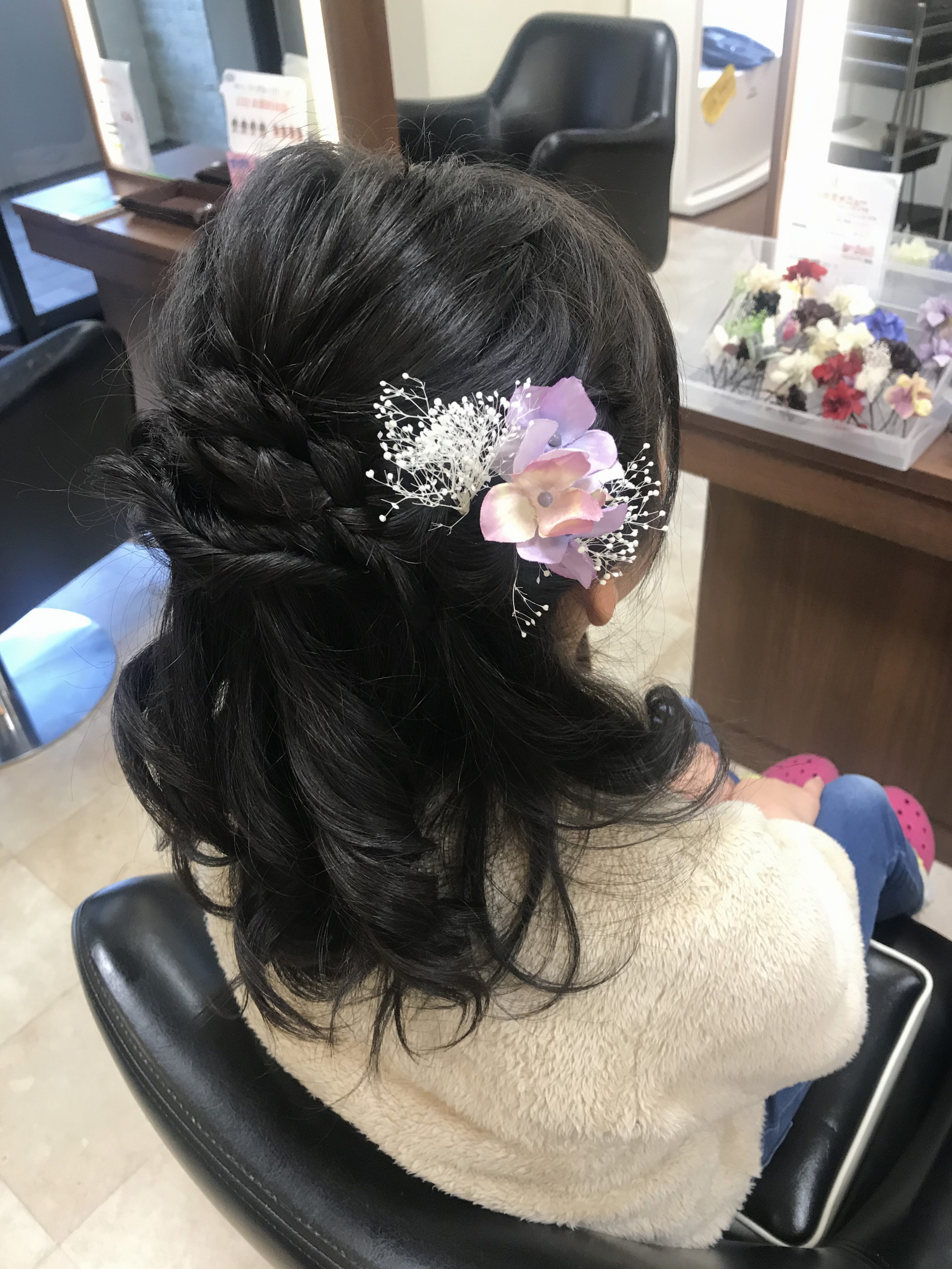 廿日市の美容室プロッソルのヘアセットプリザーブド