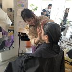 美容室美容院の広島県廿日市市にあるプロッソル廿日市店ディレクターの寺岡和人が撮影会でカット、カラーをしてスタイリングをしました。