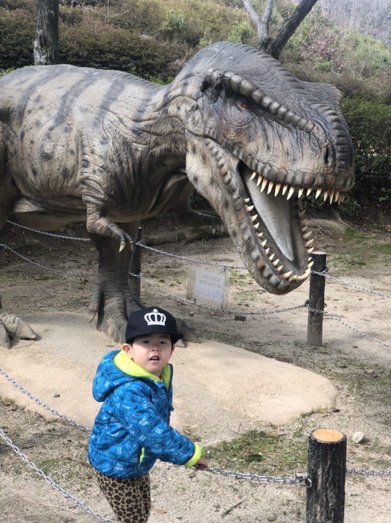 広島市安佐動物公園の恐竜