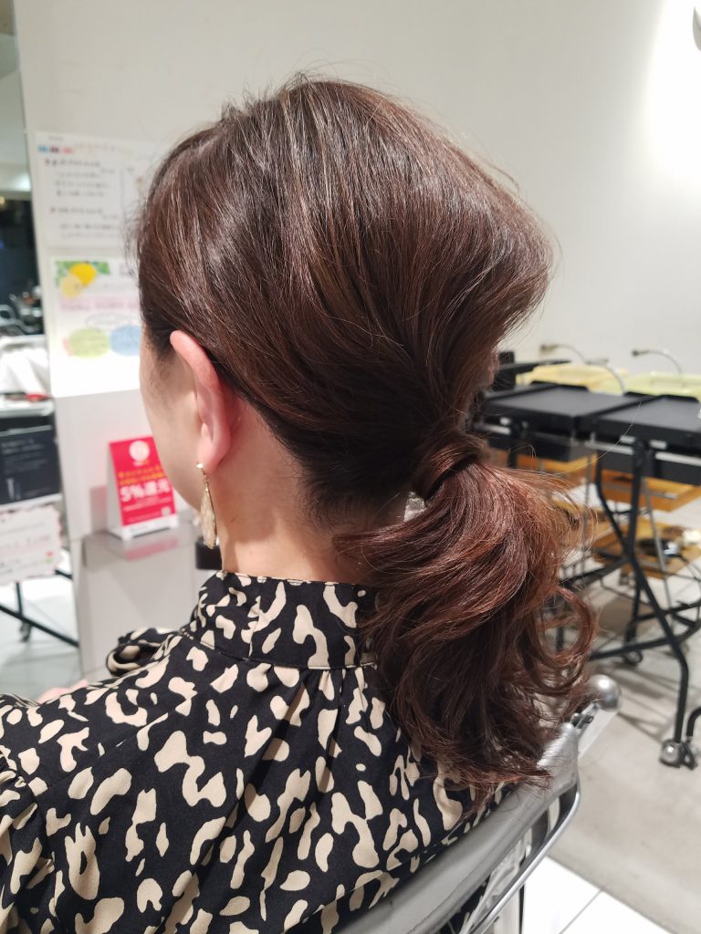 プロッソル大町 ヘアループ ヘアカラー ヘアアレンジ 大人 エクステ　 広島市安佐南区美容室　大町美容室